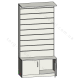 Стелаж з торговою економпанеллю ЛДСП 18мм з поличкою Білого кольору від виробника. 2031  від виробника в Одесі
